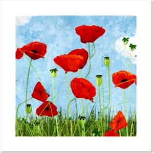 Red Poppies Posters and Art